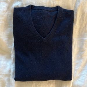 Polo navy cashmere sweater